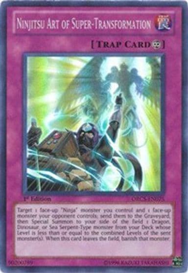 Ninjitsu Art of Super Transformation Order of Chaos Yu-Gi-Oh! card