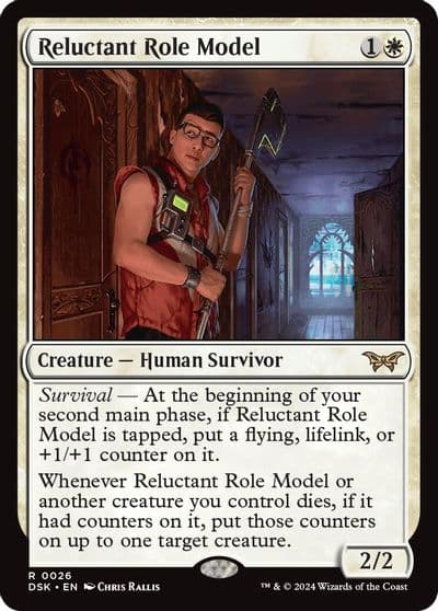 Reluctant Role Model 0026 Duskmourn: House of Horror Magic card