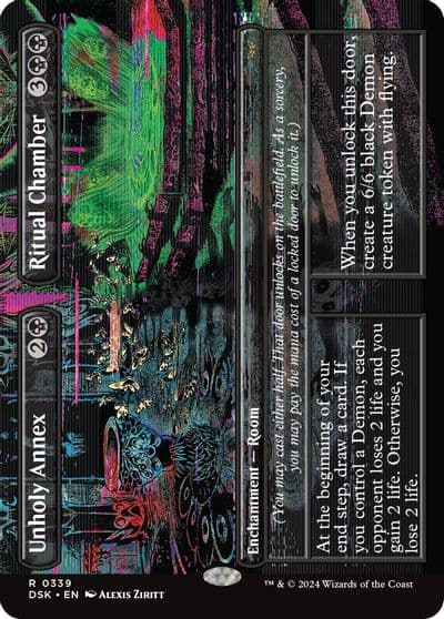 Unholy Annex Ritual Chamber Borderless Duskmourn: House of Horror Magic card