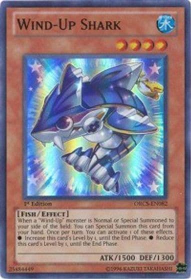 Wind Up Shark Order of Chaos Yu-Gi-Oh! card