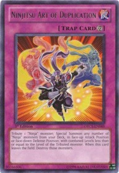 Ninjitsu Art of Duplication Order of Chaos Yu-Gi-Oh! card