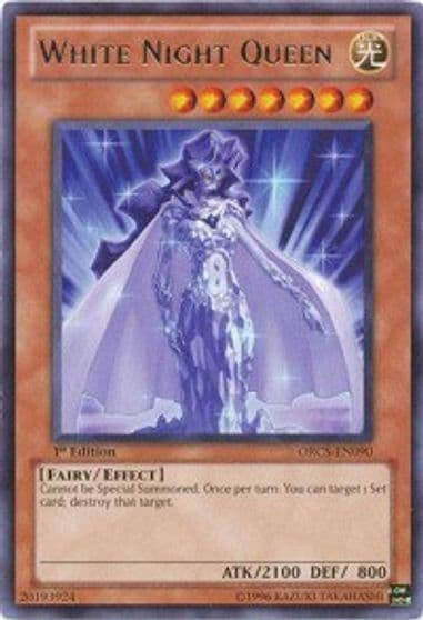White Night Queen Order of Chaos Yu-Gi-Oh! card