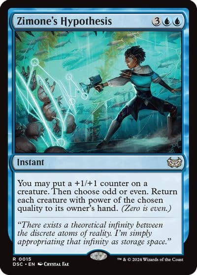 Zimones Hypothesis Commander: Duskmourn: House of Horror Magic card