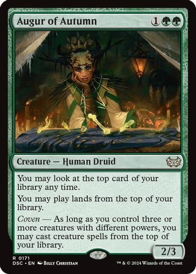Augur of Autumn Commander: Duskmourn: House of Horror Magic card