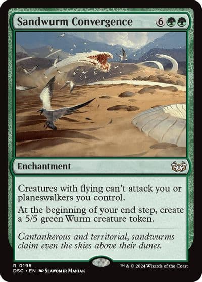 Sandwurm Convergence Commander: Duskmourn: House of Horror Magic card