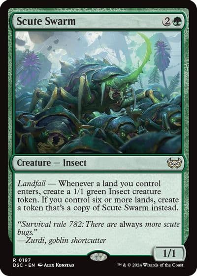 Scute Swarm Commander: Duskmourn: House of Horror Magic card