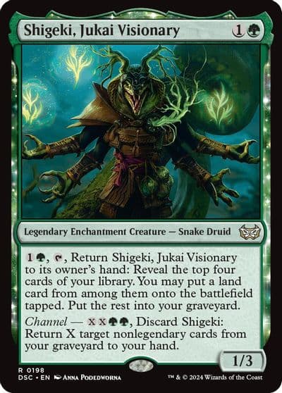Shigeki Jukai Visionary Commander: Duskmourn: House of Horror Magic card