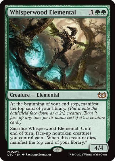 Whisperwood Elemental Commander: Duskmourn: House of Horror Magic card