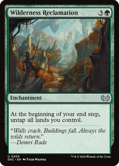 Wilderness Reclamation Commander: Duskmourn: House of Horror Magic card