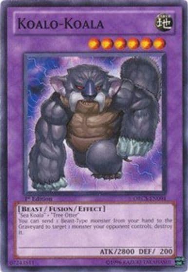 Koalo Koala Order of Chaos Yu-Gi-Oh! card