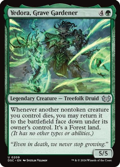 Yedora Grave Gardener Commander: Duskmourn: House of Horror Magic card