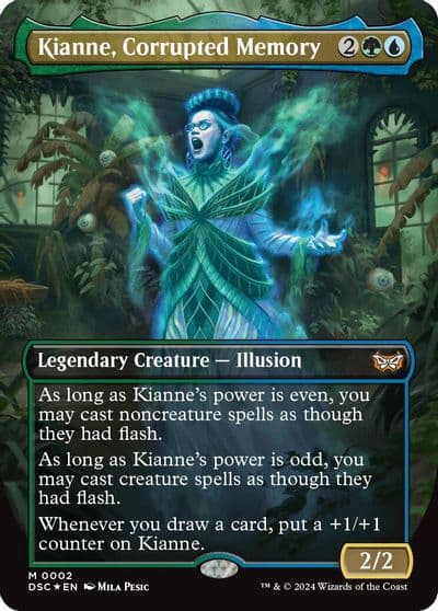 Kianne Corrupted Memory Borderless Commander: Duskmourn: House of Horror Magic card