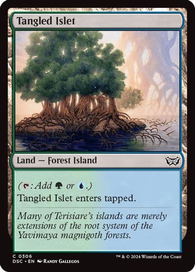 Tangled Islet Commander: Duskmourn: House of Horror Magic card