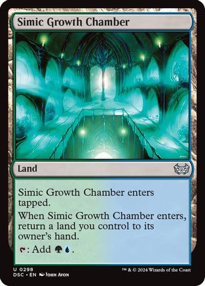 Simic Growth Chamber Commander: Duskmourn: House of Horror Magic card