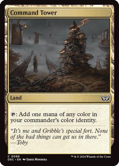 Command Tower Commander: Duskmourn: House of Horror Magic card