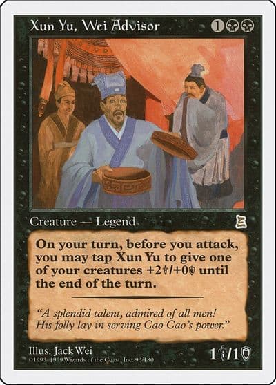 Xun Yu Wei Advisor Portal Three Kingdoms Magic card