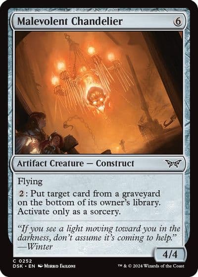 Malevolent Chandelier Duskmourn: House of Horror Magic card