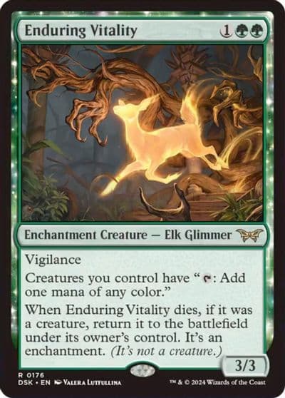 Enduring Vitality Duskmourn: House of Horror Magic card