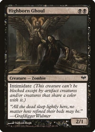 Highborn Ghoul Dark Ascension Magic card