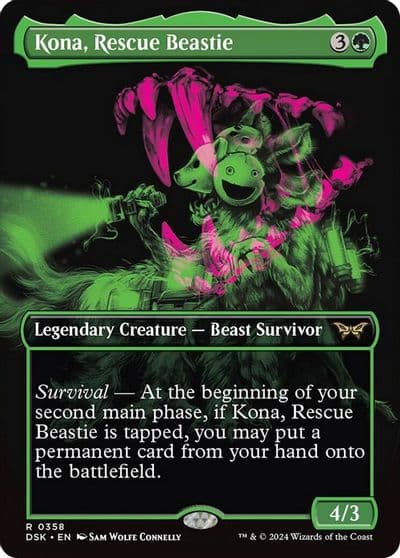 Kona Rescue Beastie Showcase Duskmourn: House of Horror Magic card