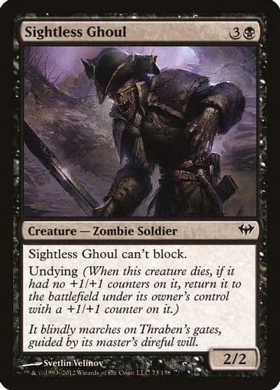 Sightless Ghoul Dark Ascension Magic card