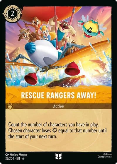 Rescue Rangers Away Azurite Sea Lorcana card