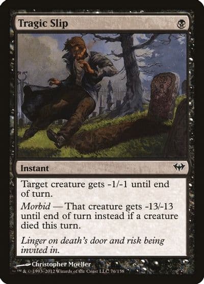 Tragic Slip Dark Ascension Magic card