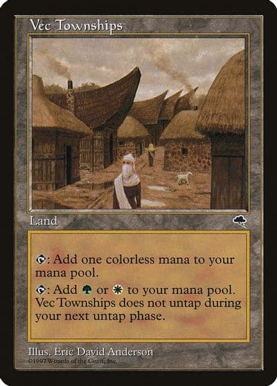 Vec Townships Tempest Magic card