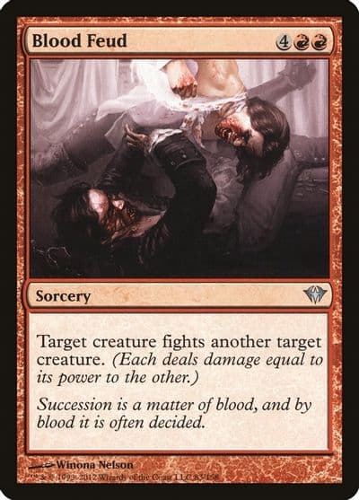 Blood Feud Dark Ascension Magic card