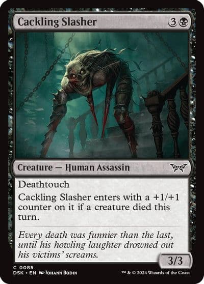 Cackling Slasher Duskmourn: House of Horror Magic card