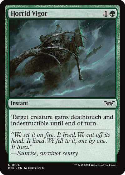 Horrid Vigor Duskmourn: House of Horror Magic card