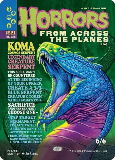 Koma Cosmos Serpent Secret Lair Drop Series Magic card