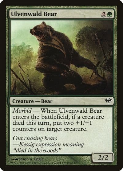 Ulvenwald Bear Dark Ascension Magic card