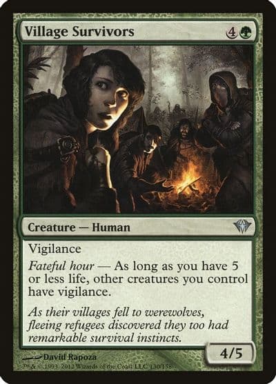 Village Survivors Dark Ascension Magic card