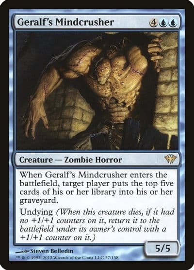 Geralfs Mindcrusher Dark Ascension Magic card