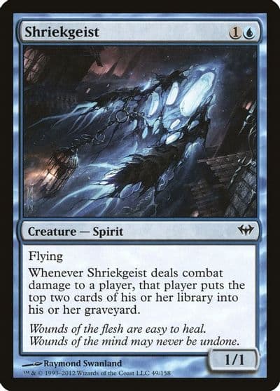 Shriekgeist Dark Ascension Magic card