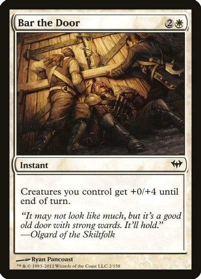 Bar the Door Dark Ascension Magic card