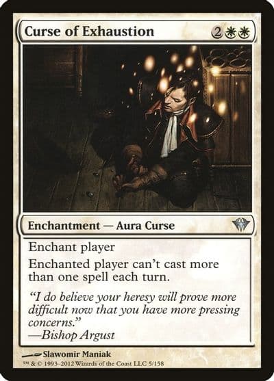 Curse of Exhaustion Dark Ascension Magic card