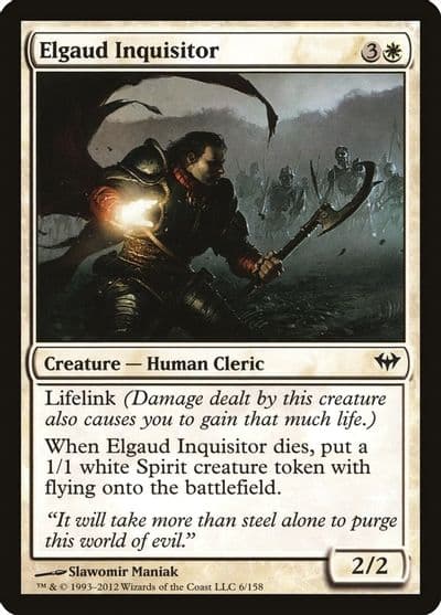 Elgaud Inquisitor Dark Ascension Magic card