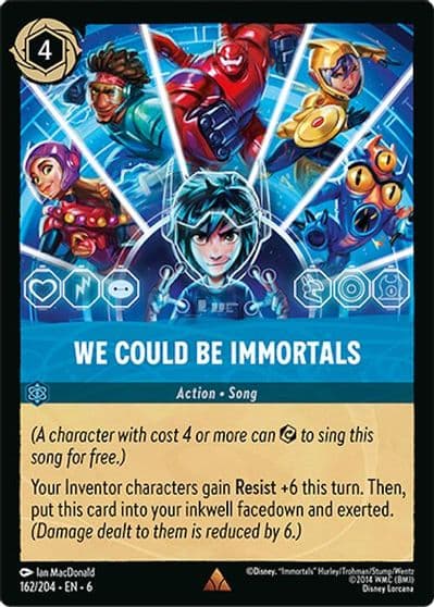 We Could Be Immortals Azurite Sea Lorcana card