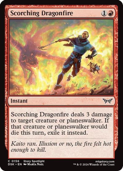 Scorching Dragonfire Duskmourn: House of Horror Magic card