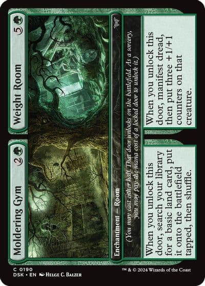 Moldering Gym Weight Room Duskmourn: House of Horror Magic card