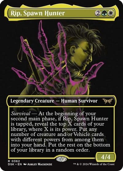 Rip Spawn Hunter Showcase Duskmourn: House of Horror Magic card