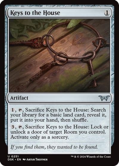 Keys to the House Duskmourn: House of Horror Magic card