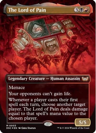 The Lord of Pain Borderless Commander: Duskmourn: House of Horror Magic card