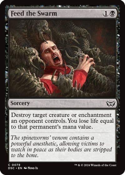 Feed the Swarm Commander: Duskmourn: House of Horror Magic card