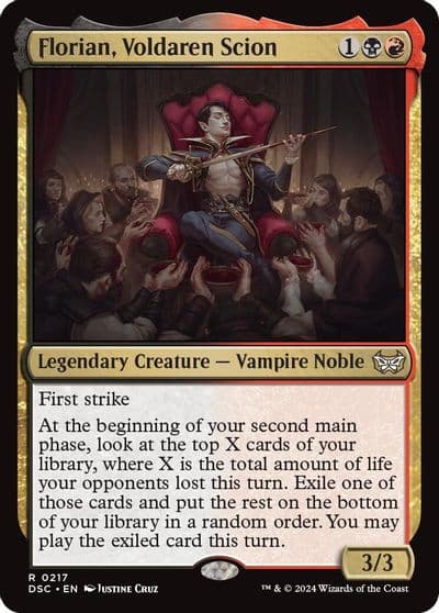 Florian Voldaren Scion Commander: Duskmourn: House of Horror Magic card