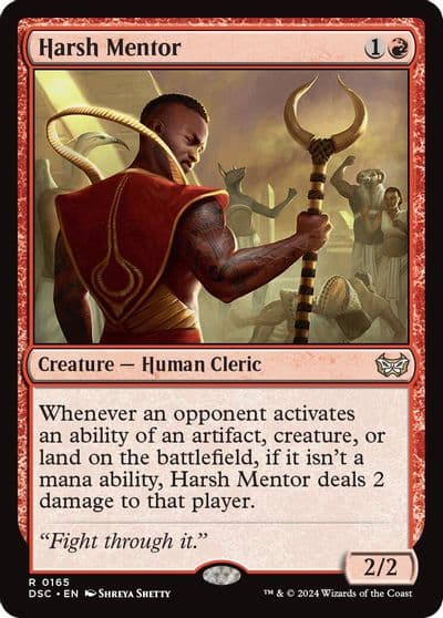 Harsh Mentor Commander: Duskmourn: House of Horror Magic card