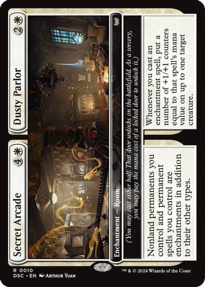 Secret Arcade Dusty Parlor Commander: Duskmourn: House of Horror Magic card