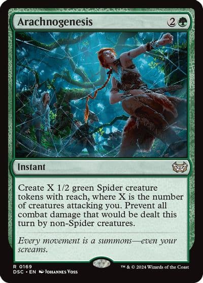 Arachnogenesis Commander: Duskmourn: House of Horror Magic card